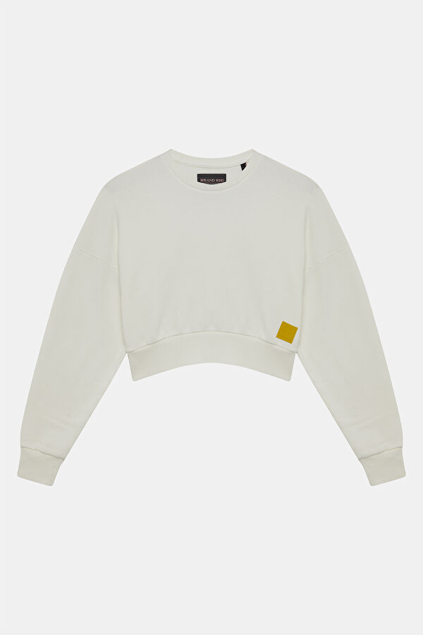 Krem Kadın Sweatshirt