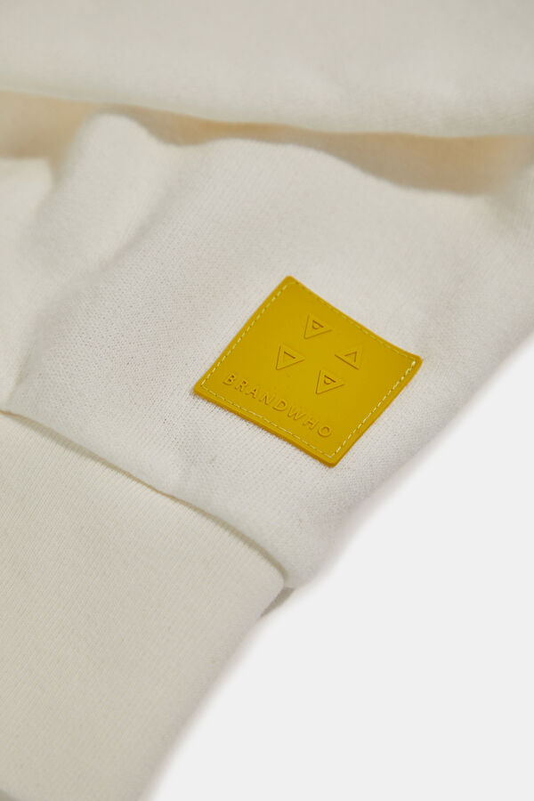 Krem Kadın Sweatshirt 5