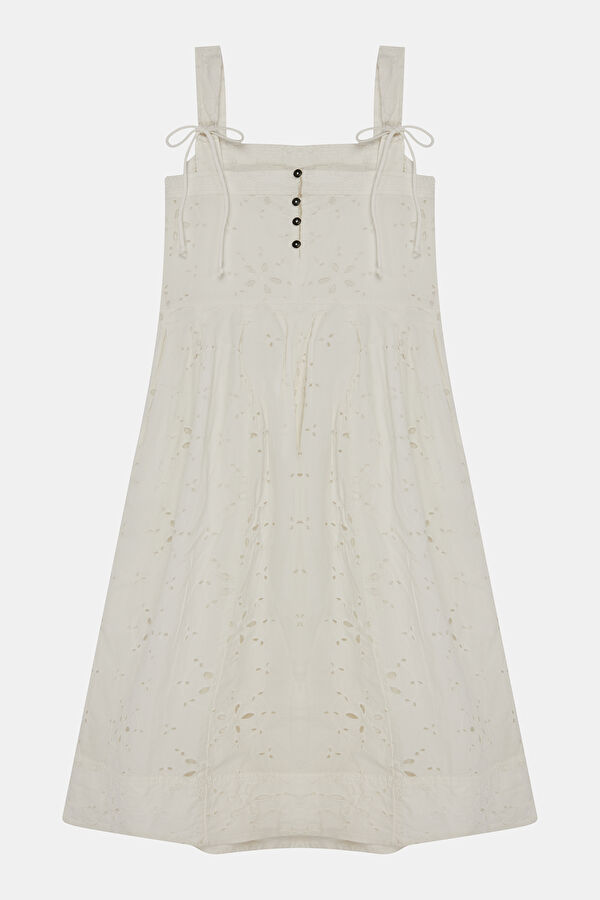 White Women's Dress