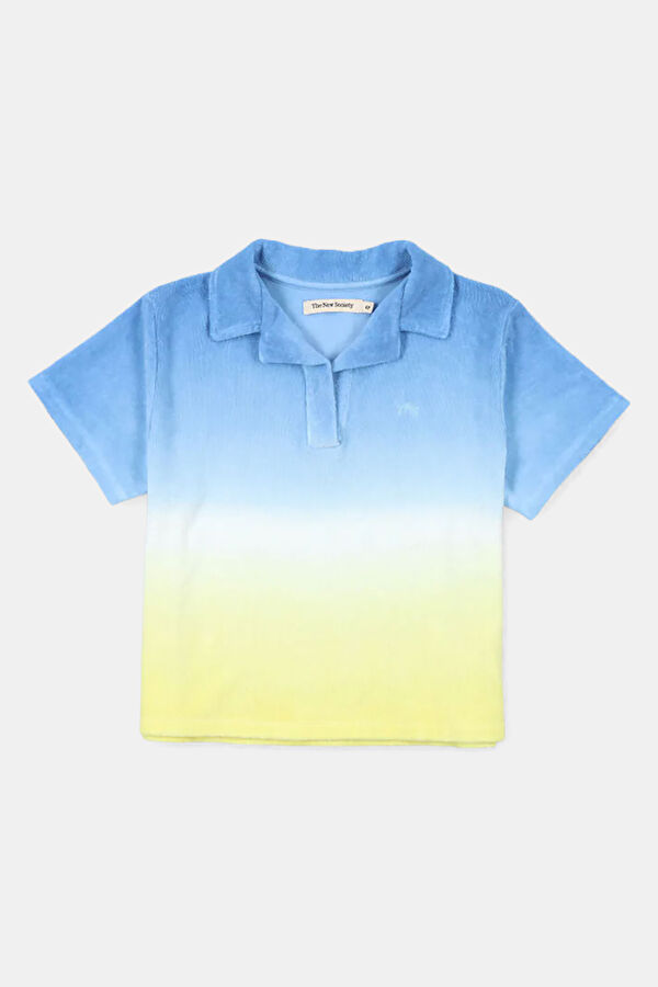 Mavi Polo Yaka Çocuk T-Shirt