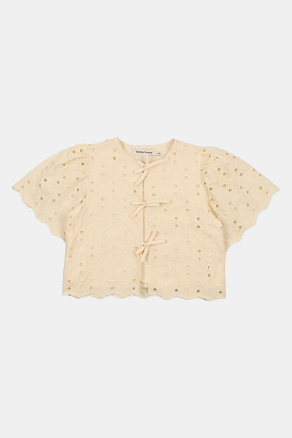 Blue Long-Sleeved Children's Blouse