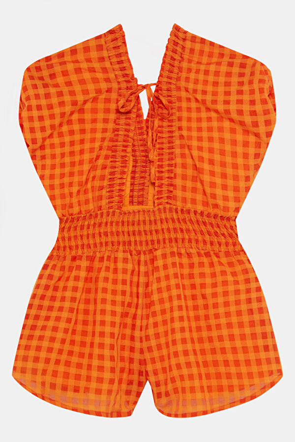 Ecru Zip-Up Jumpsuit 2