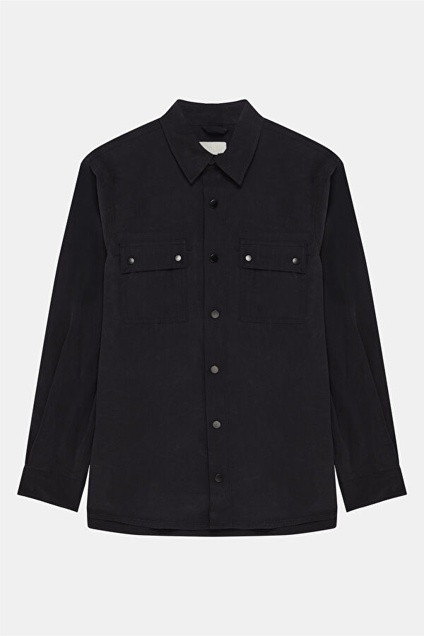 Relax Fit Black Shirt