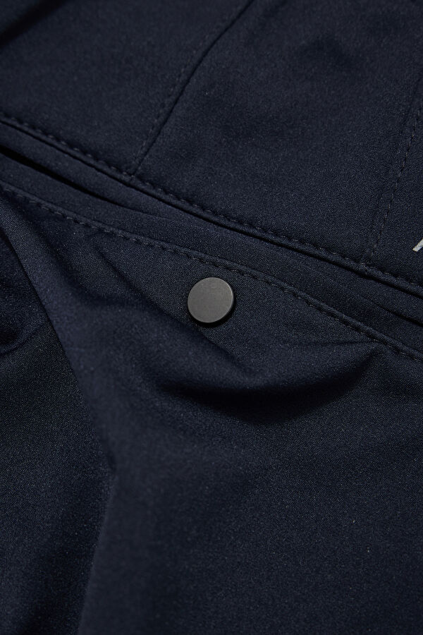 Navy Blue Straight Leg Men's Trousers 4