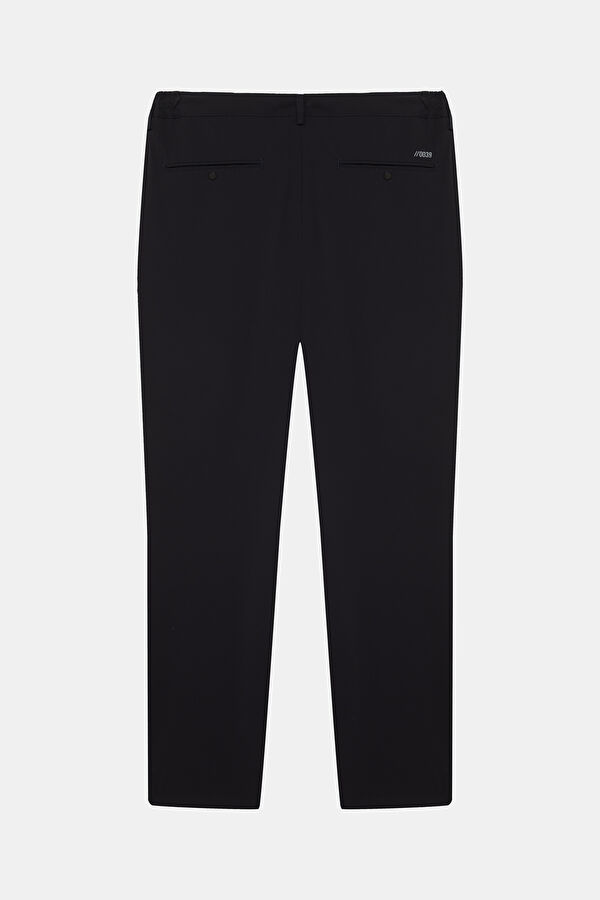 Navy Blue Straight Leg Men's Trousers 2