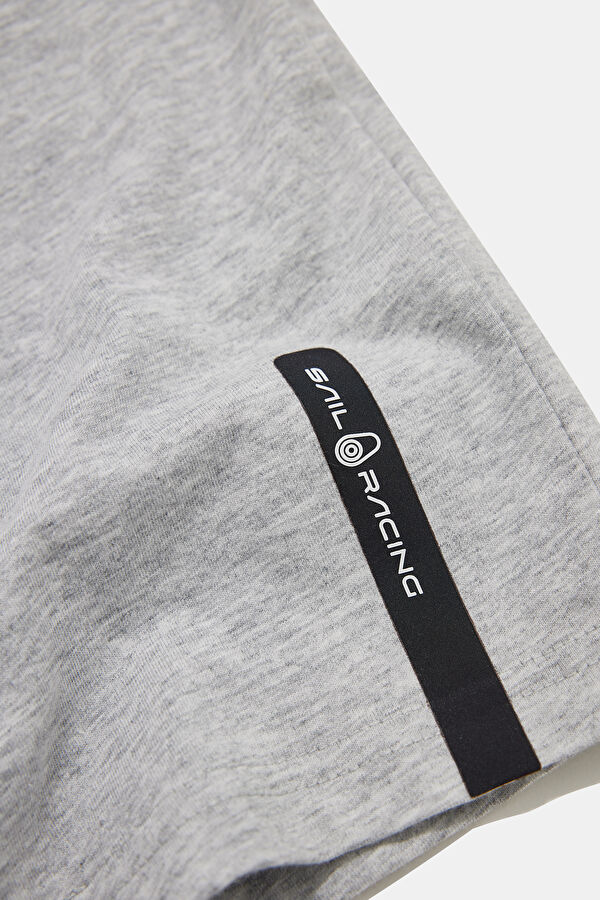Grey Melange Crew Neck Men's T-Shirt 4