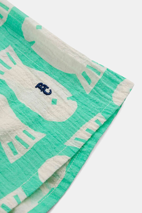 Light Green Kids Shorts 2