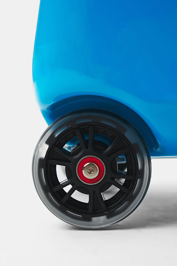 SQ3 Çocuklar İçin Elektrikli Binilebilir Mavi Scooter&nbsp;Valiz 8
