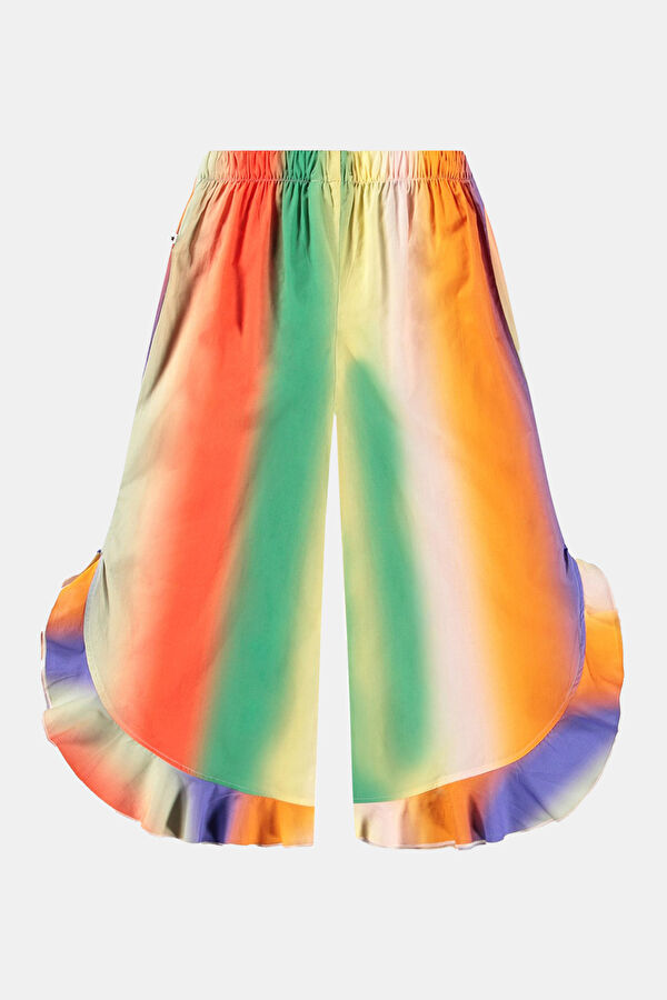 Multicolored Wide Leg Kids Pants 2