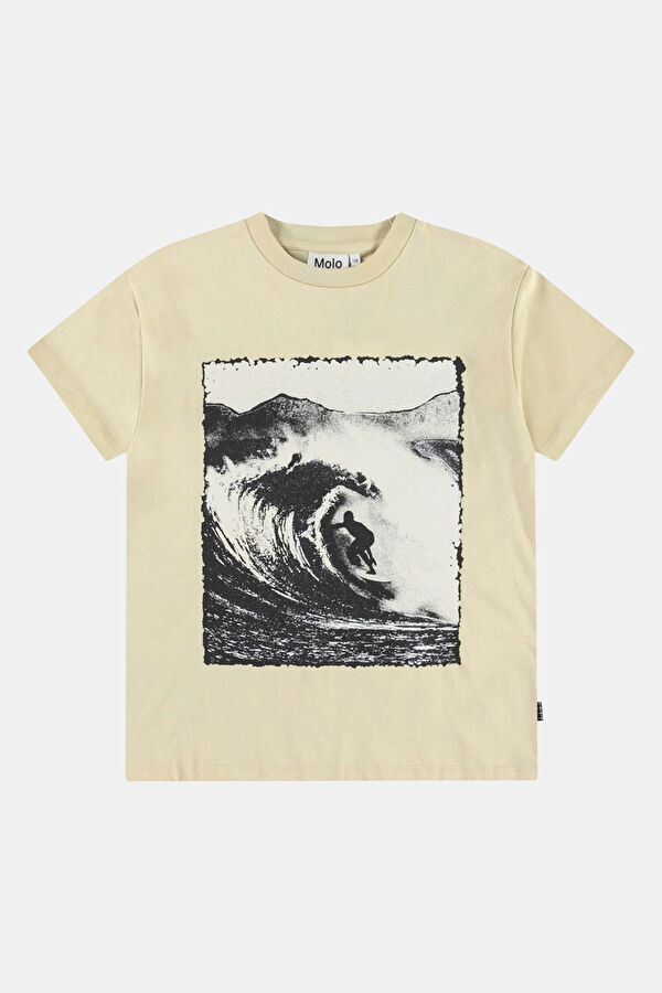 Bej O Yaka Çocuk T-Shirt