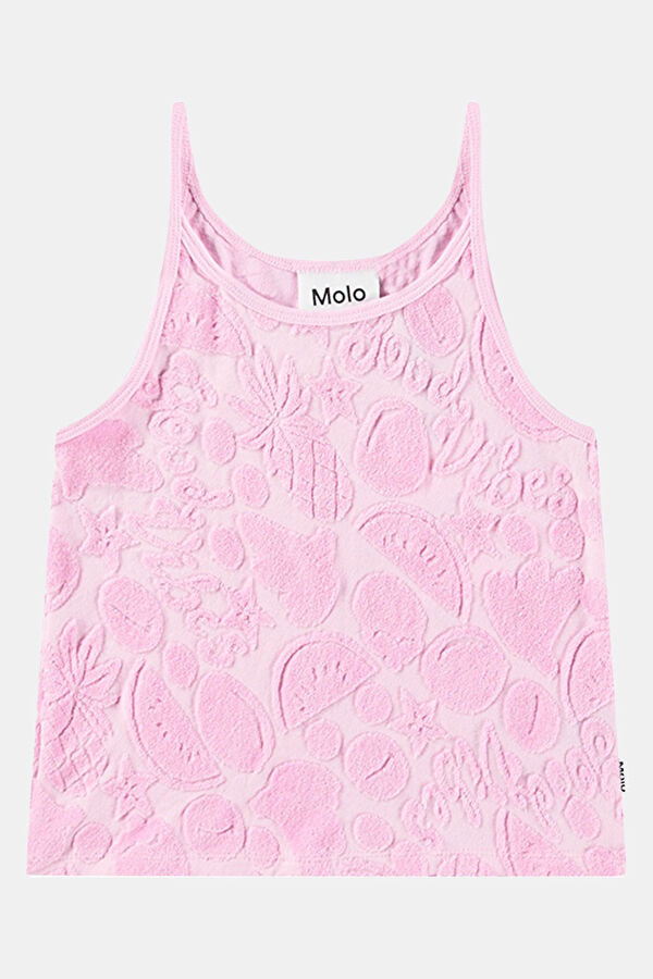 Pink Strappy Kids Blouse