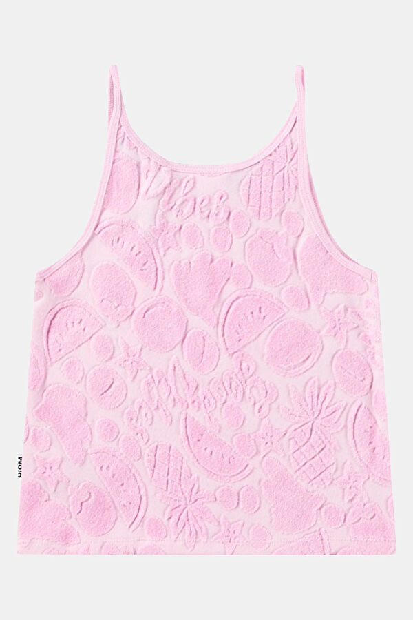 Pink Strappy Kids Blouse 2