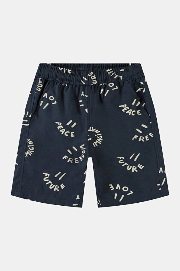 Navy Blue Kids Shorts