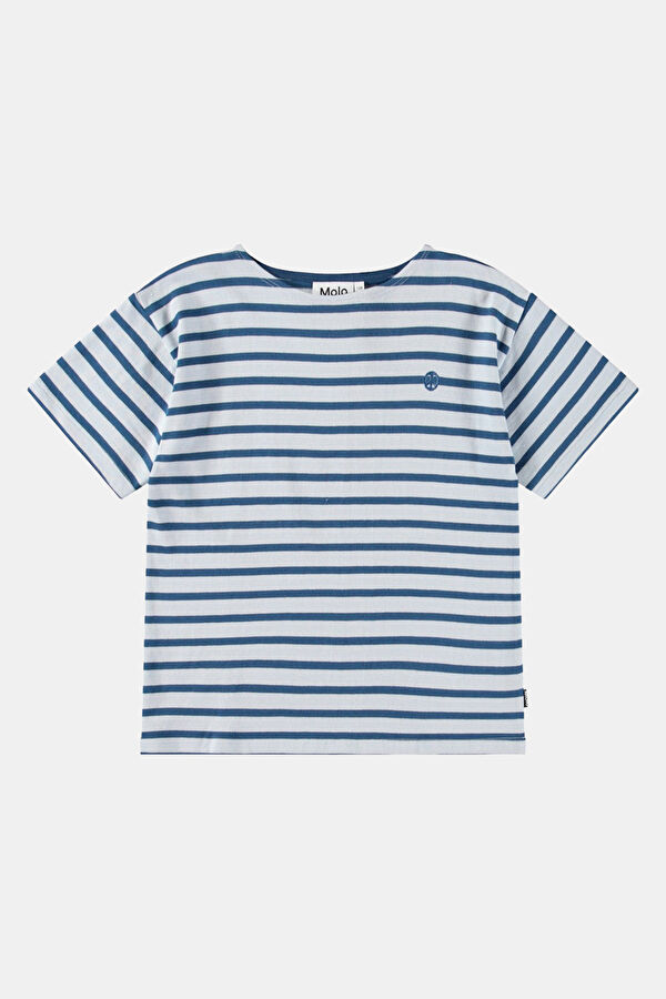 Navy Crew Neck Kids T-Shirt