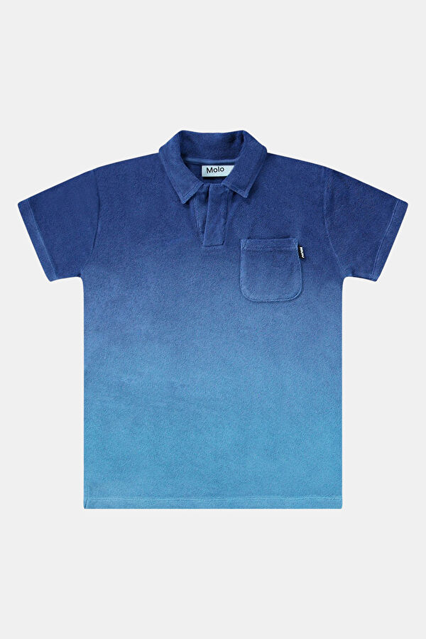 Blue Polo Collar Kids T-Shirt