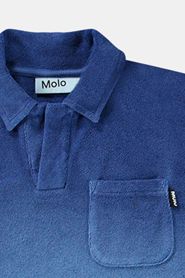 Blue Polo Collar Kids T-Shirt 3