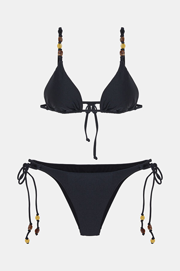 Siyah Bağlamalı Kadın Bikini 4