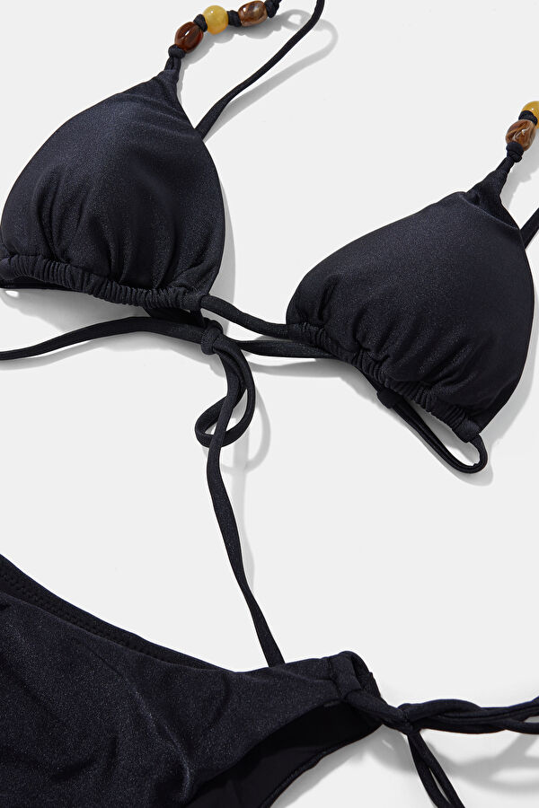 Siyah Bağlamalı Kadın Bikini 6