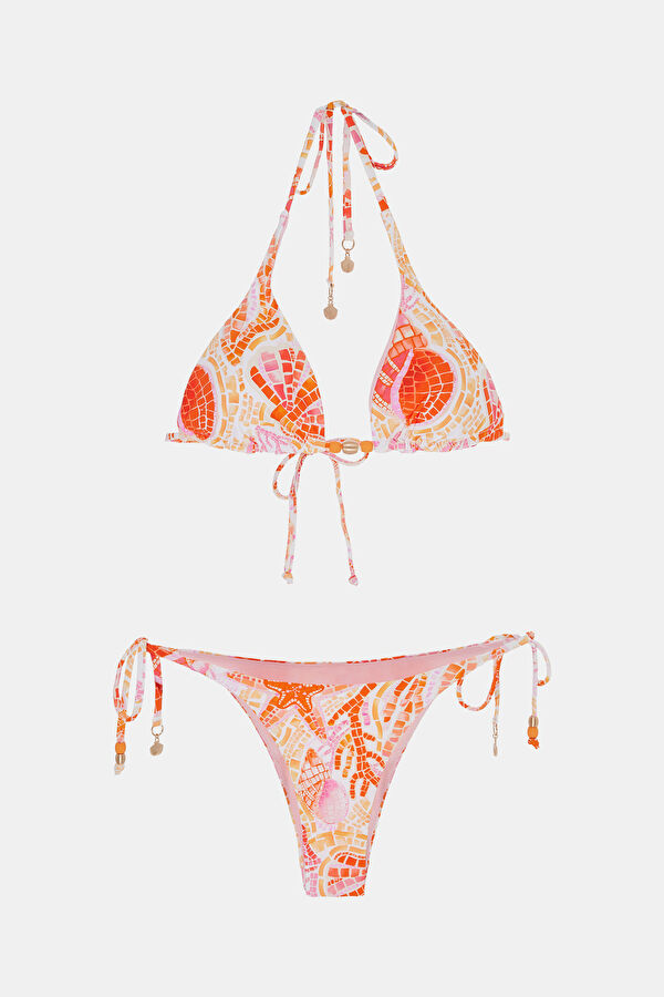 Beyaz Bağlamalı Kadın Bikini 4
