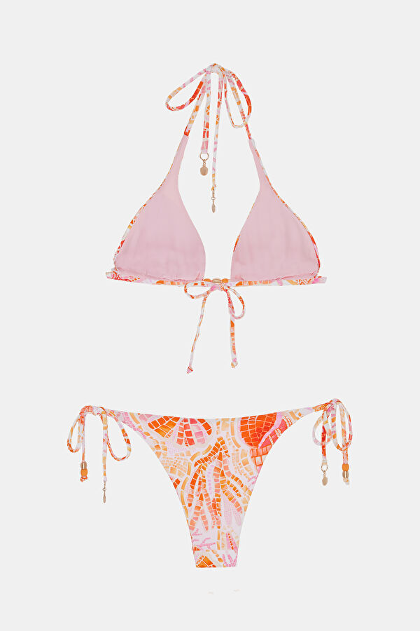 Beyaz Bağlamalı Kadın Bikini 5