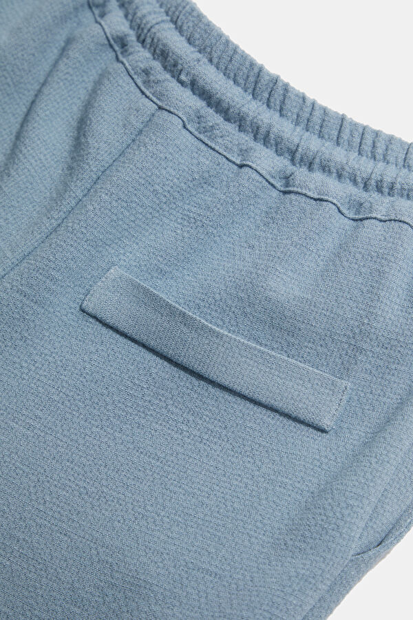 Blue Straight Leg Kids Trousers 5