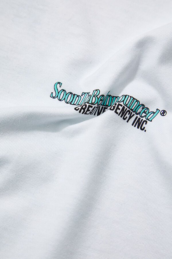 White Crew Neck T-Shirt 4
