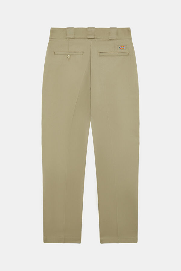 Khaki Straight Leg Women's Trousers 2