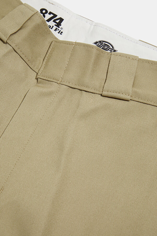Khaki Straight Leg Women's Trousers 3