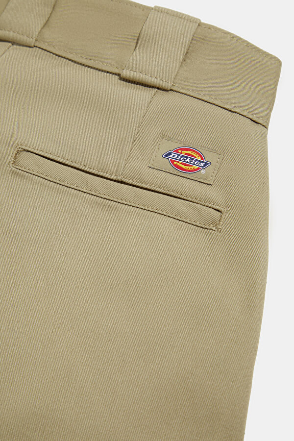 Khaki Straight Leg Women's Trousers 5