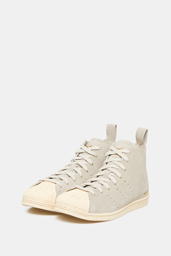 X Wales Bonner Superstar Hi Light Grey Women's Sneakers 2