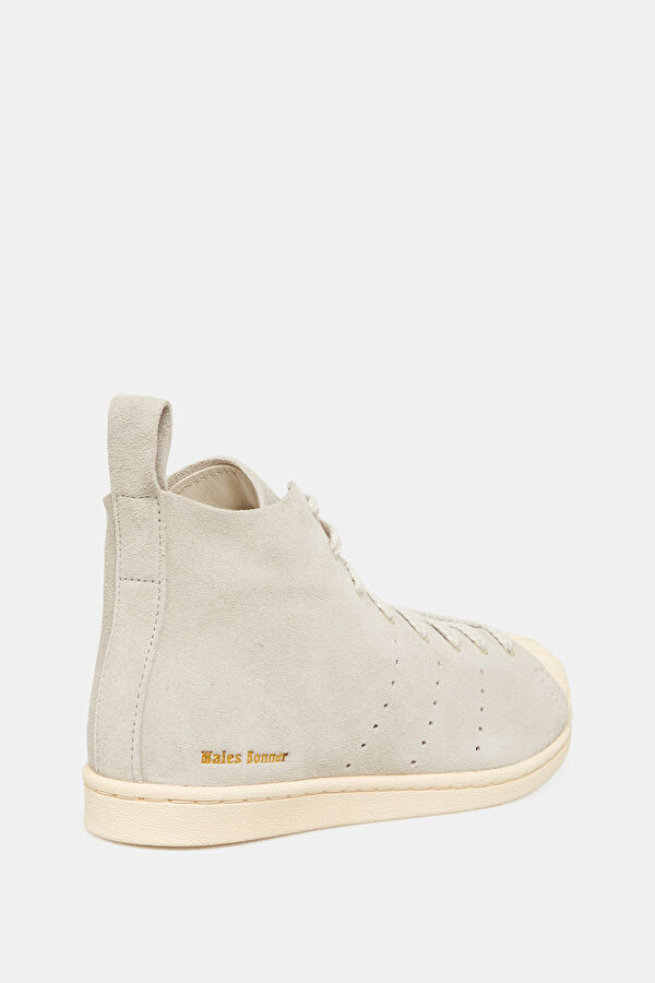 X Wales Bonner Superstar Hi Light Grey Women's Sneakers 3