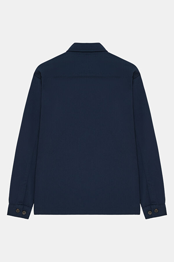 Navy Blue Zip-Up Men's Jacket 2