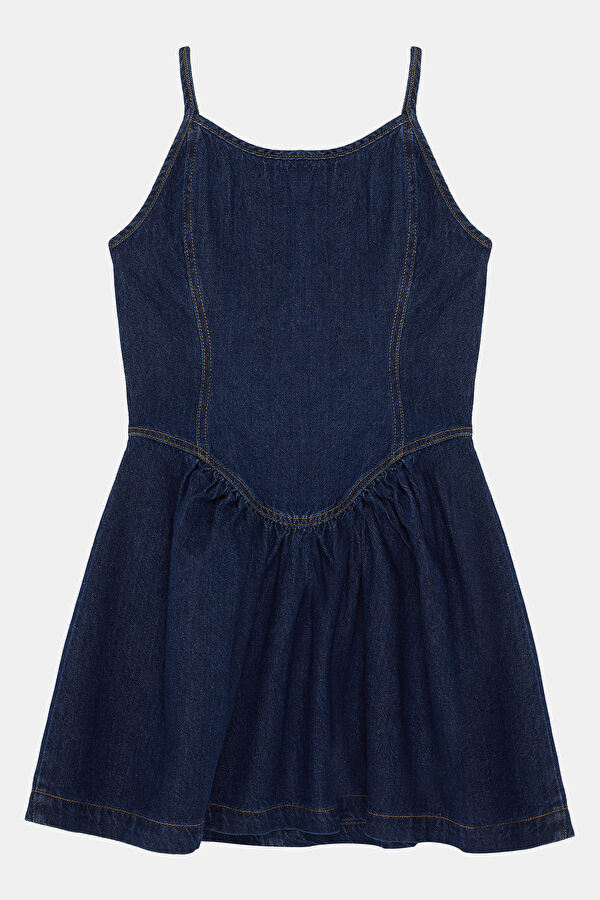 Dark Blue Mini Women's Dress