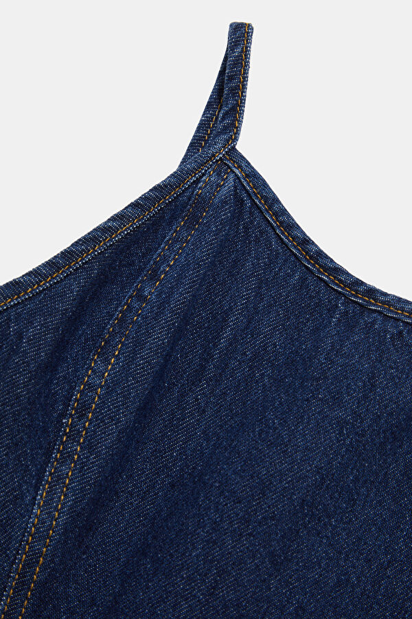 Dark Blue Mini Women's Dress 3