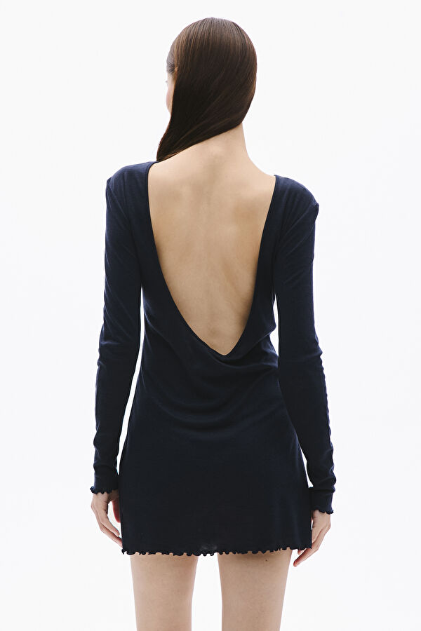 Navy Blue Mini Dress 2