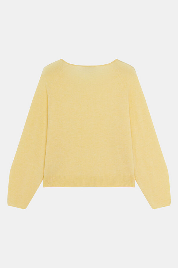 Yellow 100% Cashmere Women's Sweater 4