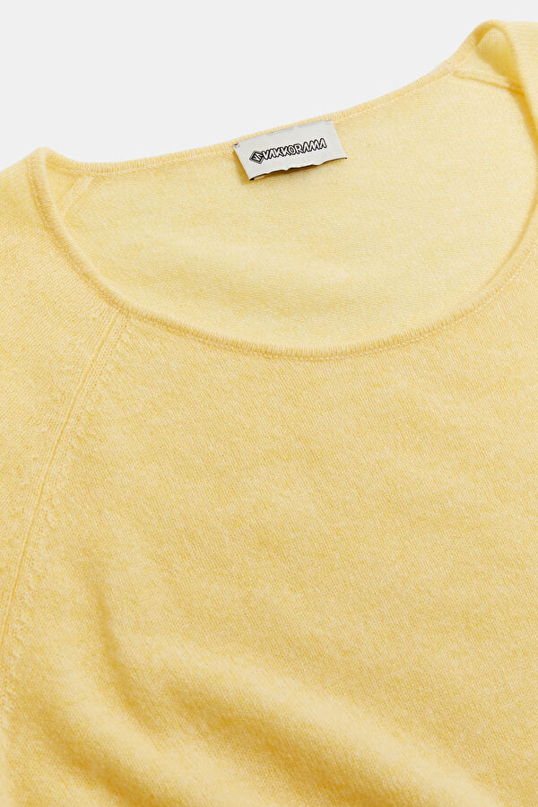 Yellow 100% Cashmere Women's Sweater 5