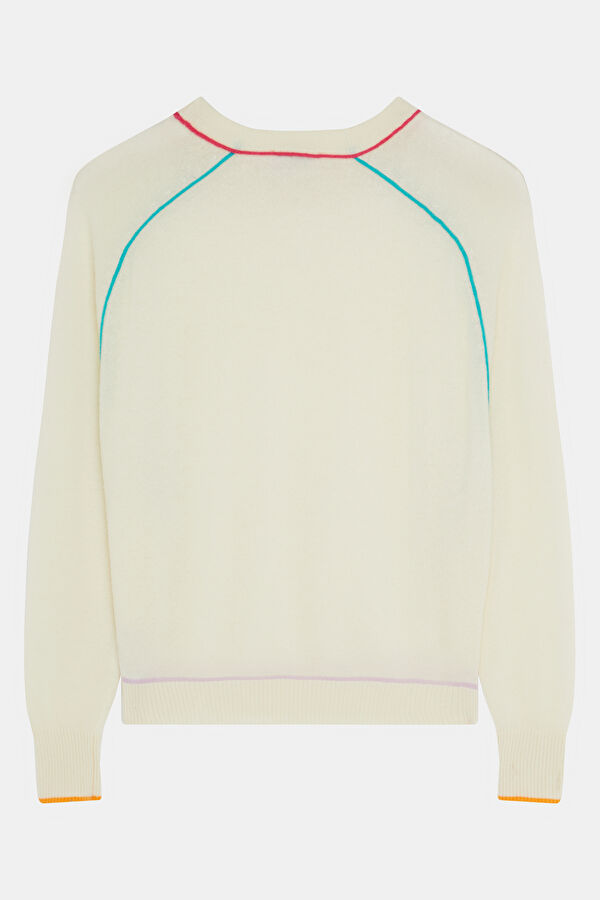 Cream 100% Cashmere Women's Sweater 4