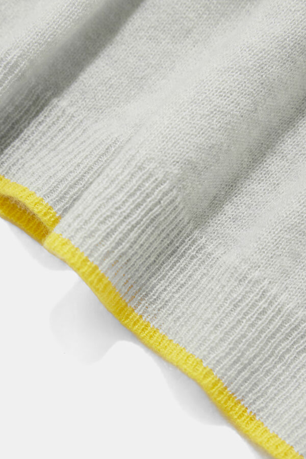 Gray Melange 100% Cashmere Women's Sweater 4