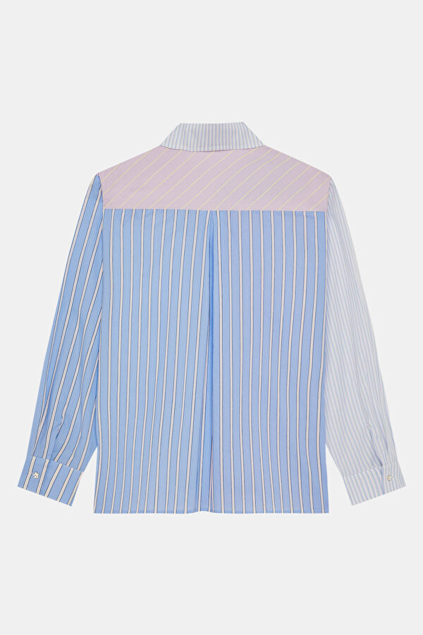 Multicolored Patterned Women's Shirt 2