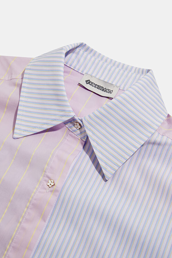Multicolored Patterned Women's Shirt 3