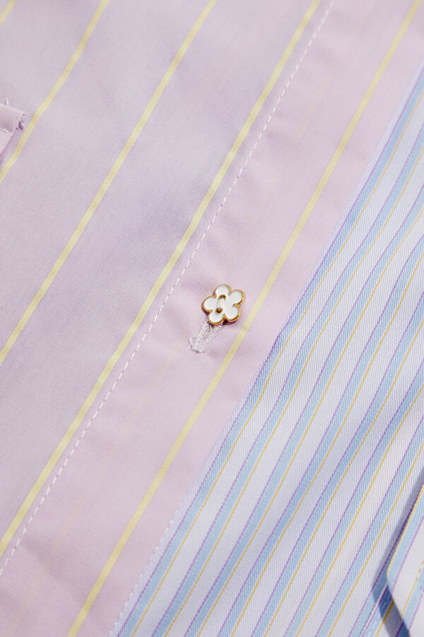 Multicolored Patterned Women's Shirt 5