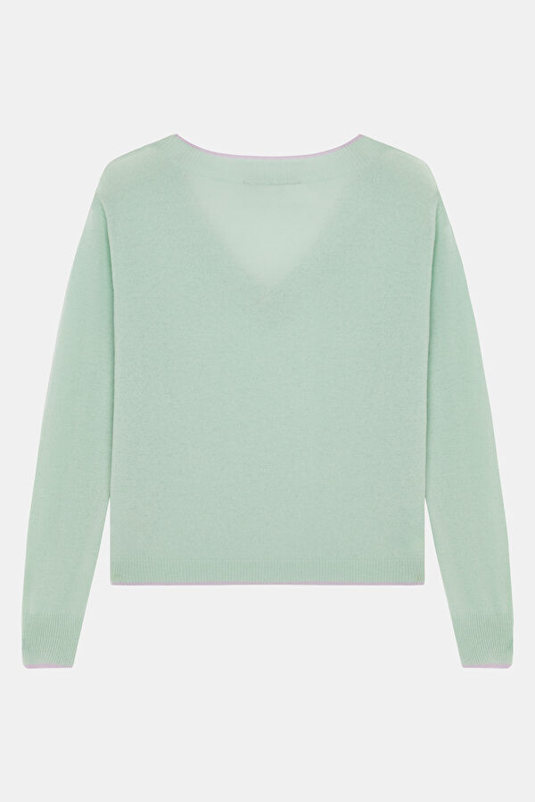 Emerald Green 100% Cashmere Women's Sweater 2