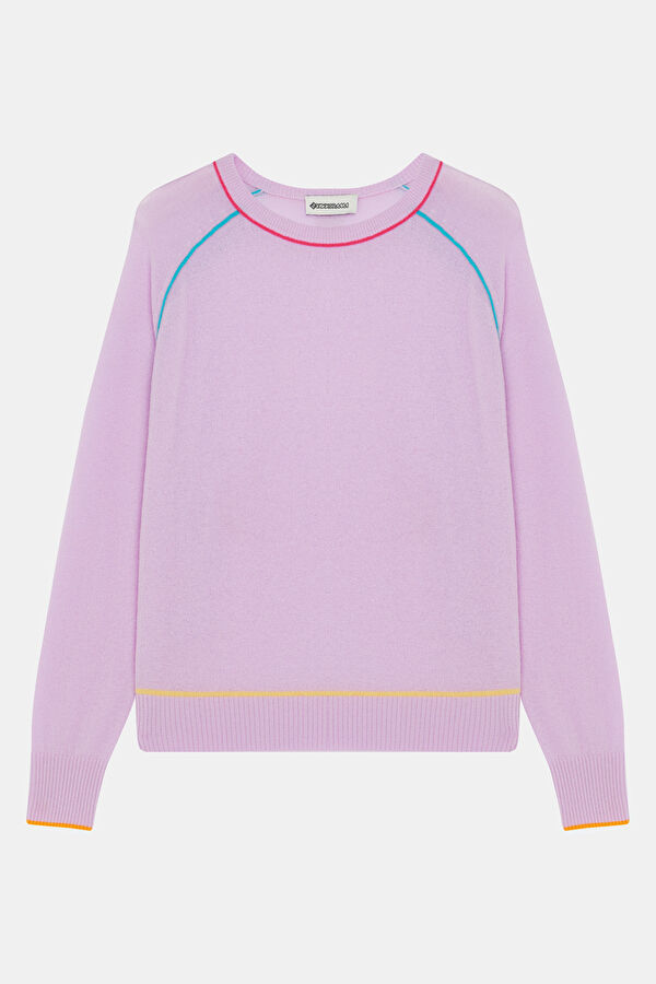 Lilac 100% Cashmere Women's Sweater
