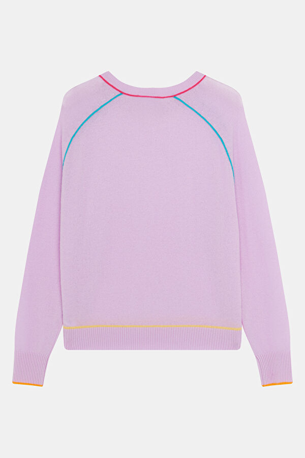 Lilac 100% Cashmere Women's Sweater 2