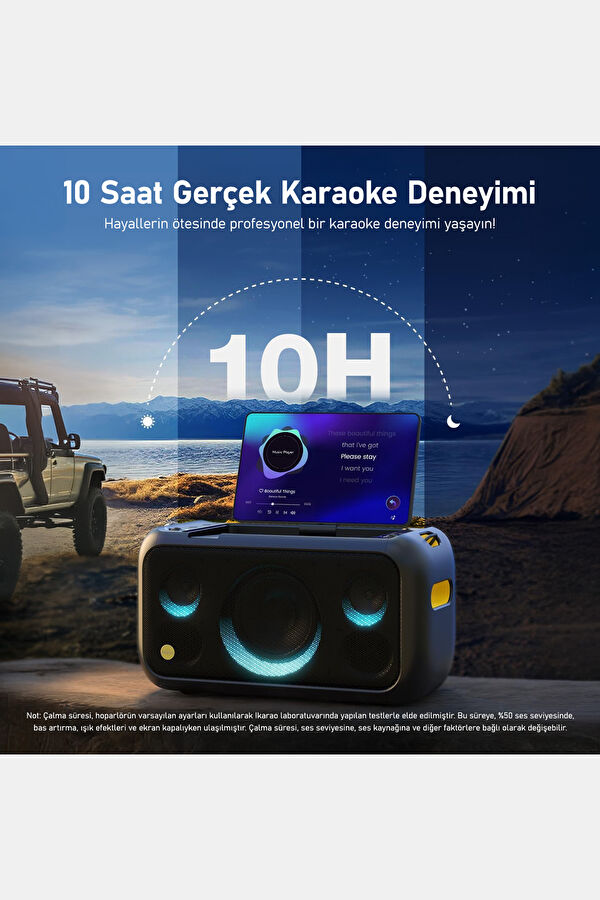 Partybox Break X1 800W Karaoke Bluetooth Hoparlör Seti 5
