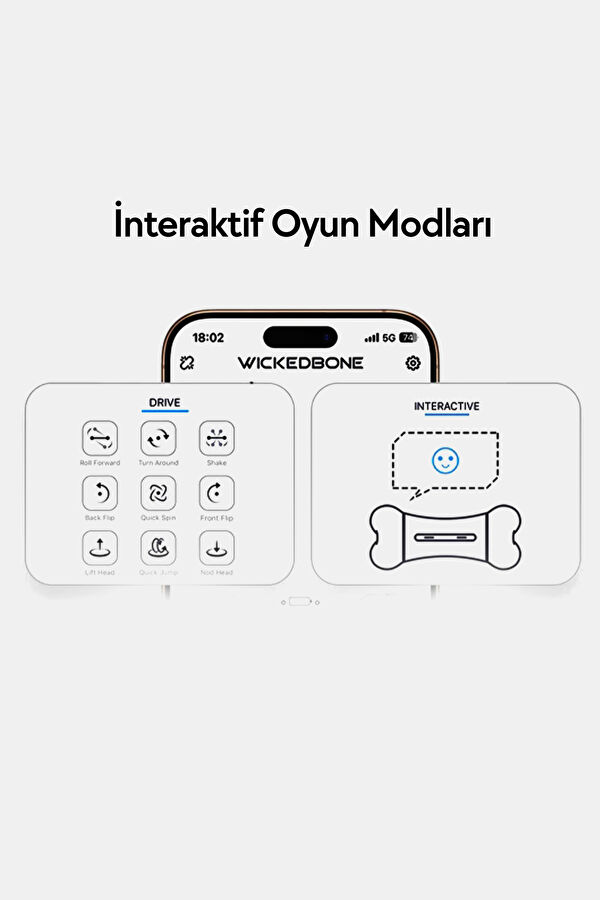 Akıllı Kemik: Otomatik İnteraktif Oyuncak 20x10x8cm 3