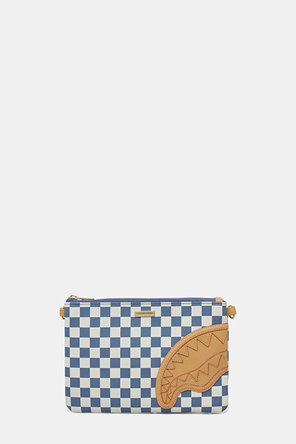 Letter Checker Pouchette Çanta