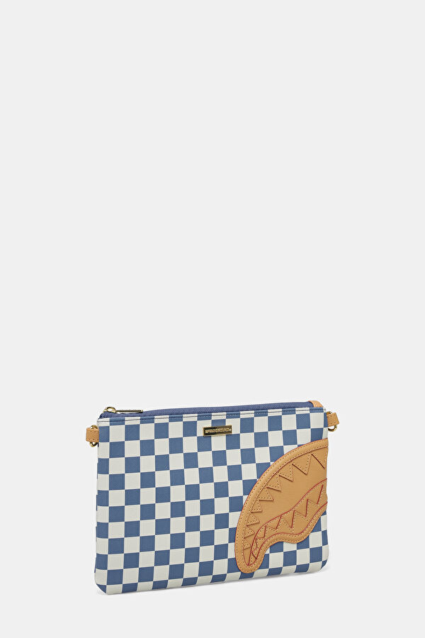 Letter Checker Pouchette Çanta 3