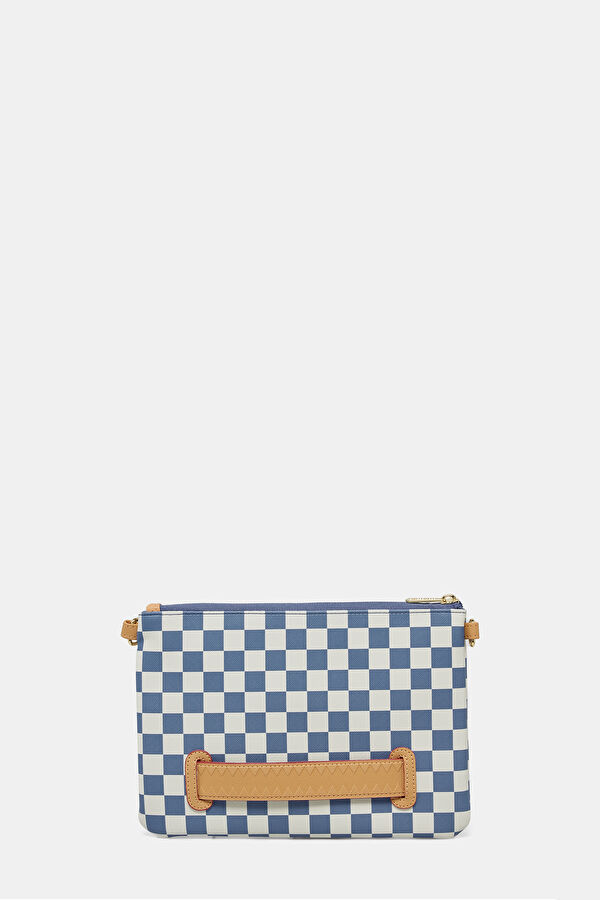 Letter Checker Pouchette Çanta 4